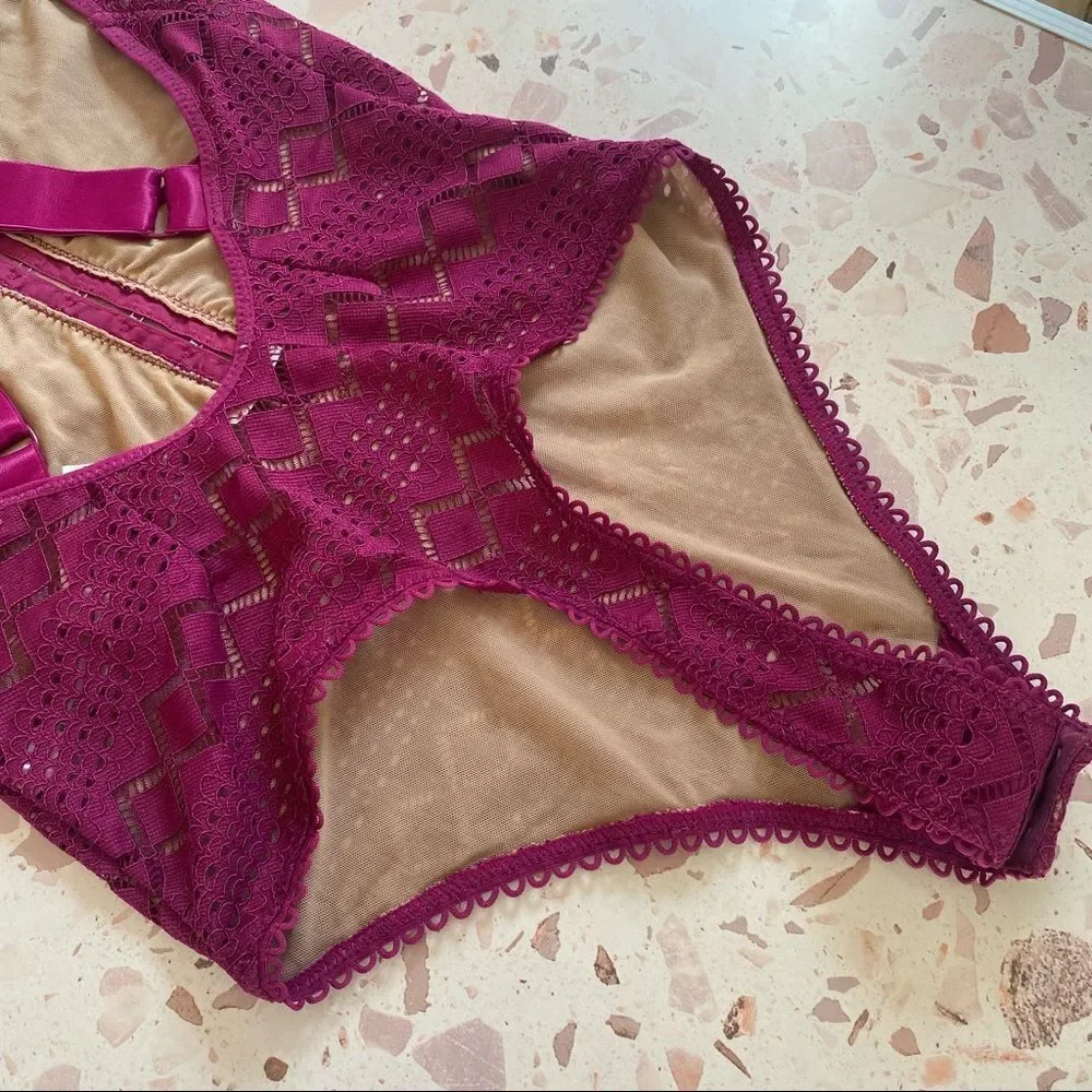 Free People Thank You Never Bodysuit NWT